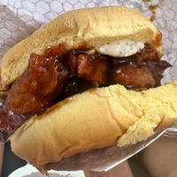 Bbq sandwich  at Vegan Wangs in Atlanta