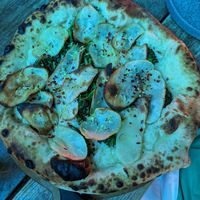 Tenderstem pizza #Veganuary at BrewDog in Las Vegas
