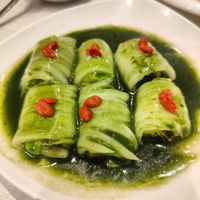 Cabbage wrap at Whole Earth 环界蔬食 in Central Singapore