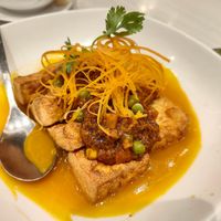 Pumpkin tofu at Whole Earth 环界蔬食 in Central Singapore