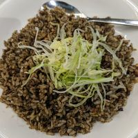 Olive fried rice at Whole Earth 环界蔬食 in Central Singapore
