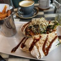 Wrappers Delight 🤤   at Mood Cafe in London