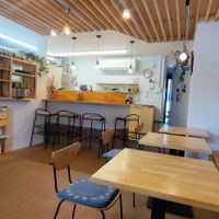 Interior at Shojin Cafe Foi - Wakayama Station in Wakayama