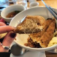 Fake chicken at Shojin Cafe Foi - Wakayama Station in Wakayama