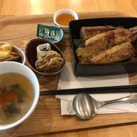 The whole set (vegan unagi/eel) at Shojin Cafe Foi - Wakayama Station in Wakayama