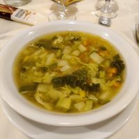 Vegetable soup at Trattoria Da Bertin in Marostica