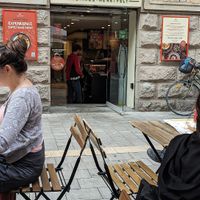  at Hummusbar in Budapest