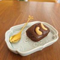 Der browni, ist sehr trocken. Würde ich nicht mehr bestellen! at Ruo Tea - 若水植物茶间 in Penang