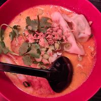 Laksa noodle soup at Kampong Express in Rotterdam