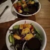 Homemade vegan croutons at Little E's Pizzeria in Greensburg