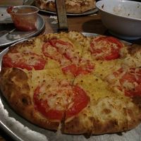 White pizza with daiya cheese at Little E's Pizzeria in Greensburg