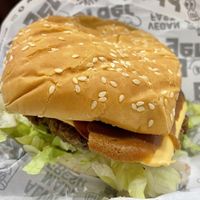 BacUn Famous melt - great sauce!!  at Odd Burger in Regina