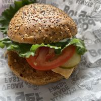 The Vopper (gluten free bun)  at Odd Burger in Regina