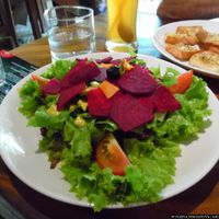 Beetroot salad  at Coriander in Phnom Penh