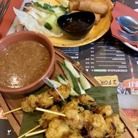 Spring roll starter   at Banana Tree in Birmingham