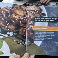 Desert menu as of May 2024  at Banana Tree in Birmingham