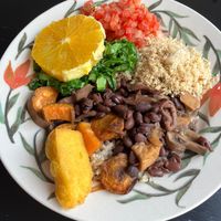 Feijoada!!  at Mercado Orgânico do Bairro in Florianopolis