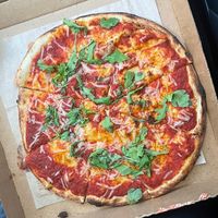 large pizza w vegan cheese   at Blaze Pizza in Winter Garden