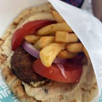 Pitta Falafel  at The Gyro Spot in Corfu
