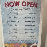 Opening hours   at OMG Decadent Donuts  in Toowoomba City