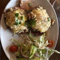 Stuffed mushrooms  at The Bay Dunbeath in Dunbeath