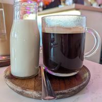 Americano with Oat Milk at Pennyfeather Cafe in Kilkenny