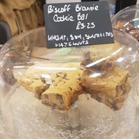 Biscoff brownie cookie bar at Busy V Bakery  in Bristol
