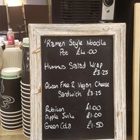 Lunch menu - changes daily! at Busy V Bakery  in Bristol