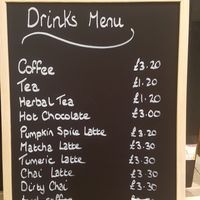 Coffee menu at Busy V Bakery  in Bristol