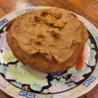Biscoff doughnut at Busy V Bakery  in Bristol