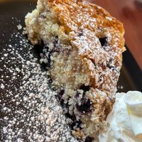 Vegan Lemon Blueberry cake made in house  at Pasta Grill Mansfield in Hackettstown