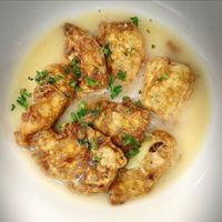Vegan Artichoke Francese at Pasta Grill Mansfield in Hackettstown