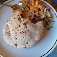 Reeds aangegeten pita at Z'AHA deli in The Hague