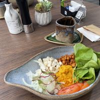 Yummy tofu bowl   at YUCAFÉ in Sao Paulo