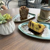 Banana bread and panetone   at YUCAFÉ in Sao Paulo