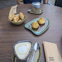 Pastels/Coxinhas/Coffees at YUCAFÉ in Sao Paulo