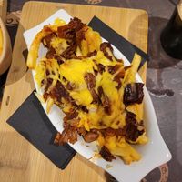 Dirty fries with pineapple and jackfruit at Hip and Pistol in Ilfracombe