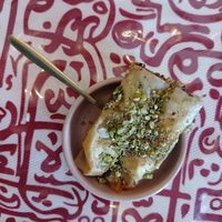 Baklawa pistache at Tabla in Marseille