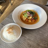 Tofu and pineapple curry   at Soos in Toronto