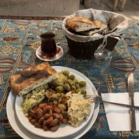 Meze platter   at Wooden Spoon Cave Restaurant in Nevsehir