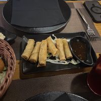 Vegan spring rolls  at Tai Lang Ramen in Alicante