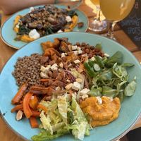 The vegan nourish bowl  at Hvar Brewing Co in Hvar