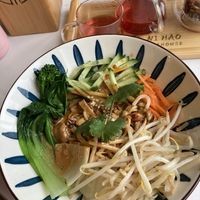 Sesame noodles   at NiHao Teahouse in Newcastle Upon Tyne