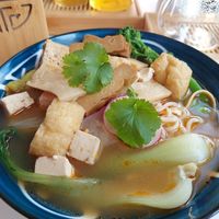 Vegetable and tofu soup at NiHao Teahouse in Newcastle Upon Tyne