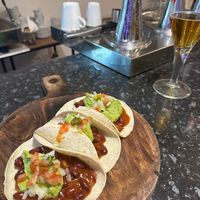 Mexican tacos  at Mango & Caoba in Barcelona