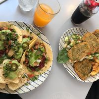 Tacos & Berenjena at Mango & Caoba in Barcelona