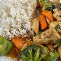 Tofu & vegetables with Yu Xian Sauce  at Yu Family Kitchen in Amsterdam