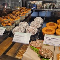 Some vegan baked goods  at Espresso House in Sarpsborg