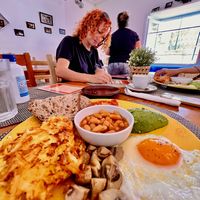  No meat breakfast   at Casa Almeida in Caminha