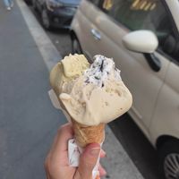 Vegan ice cream at FreddoGelato in Milan